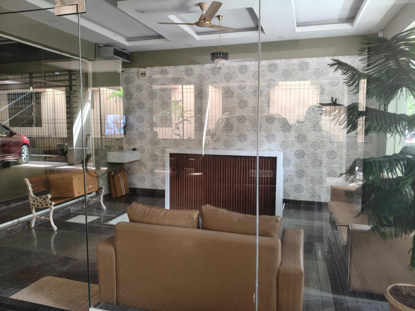 Naayab Suites reception lounge